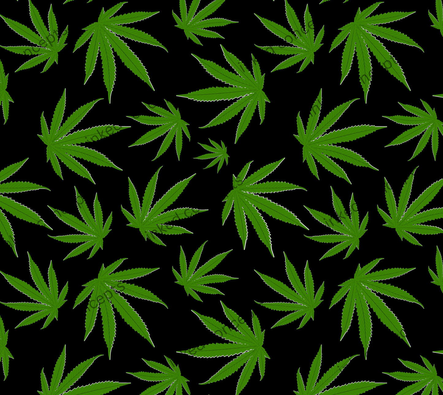 Cannabis Green Leaves