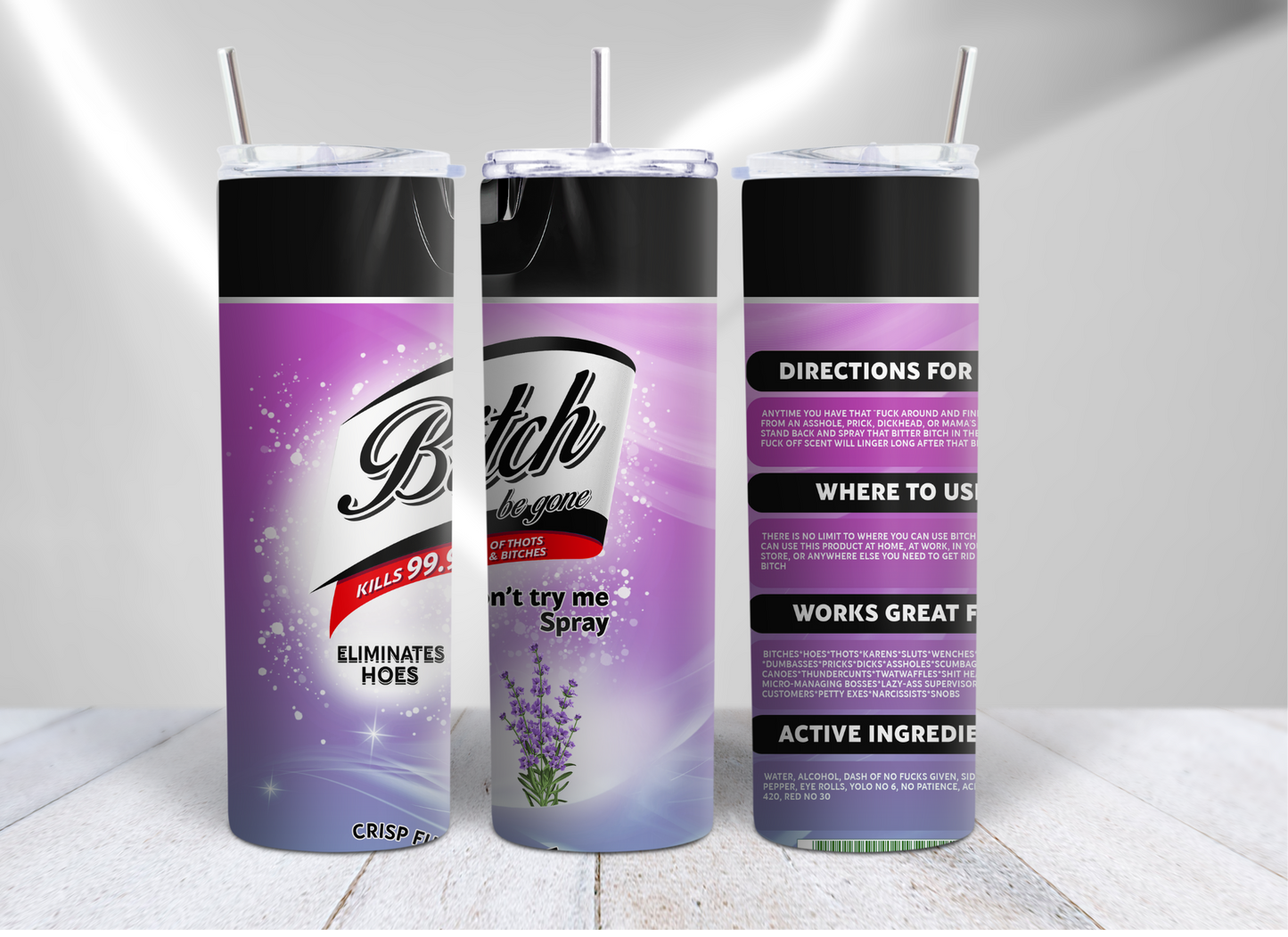 Bitch Be Gone Scents With Black Spray Nozzle