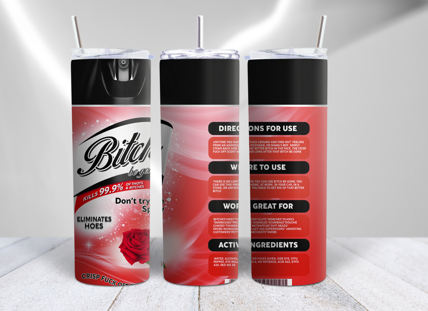 Bitch Be Gone Scents With Black Spray Nozzle