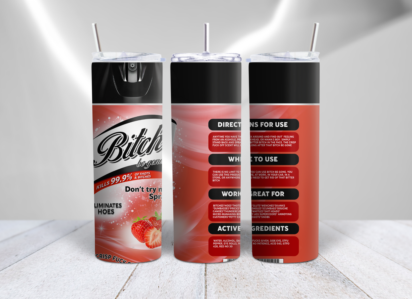 Bitch Be Gone Scents With Black Spray Nozzle