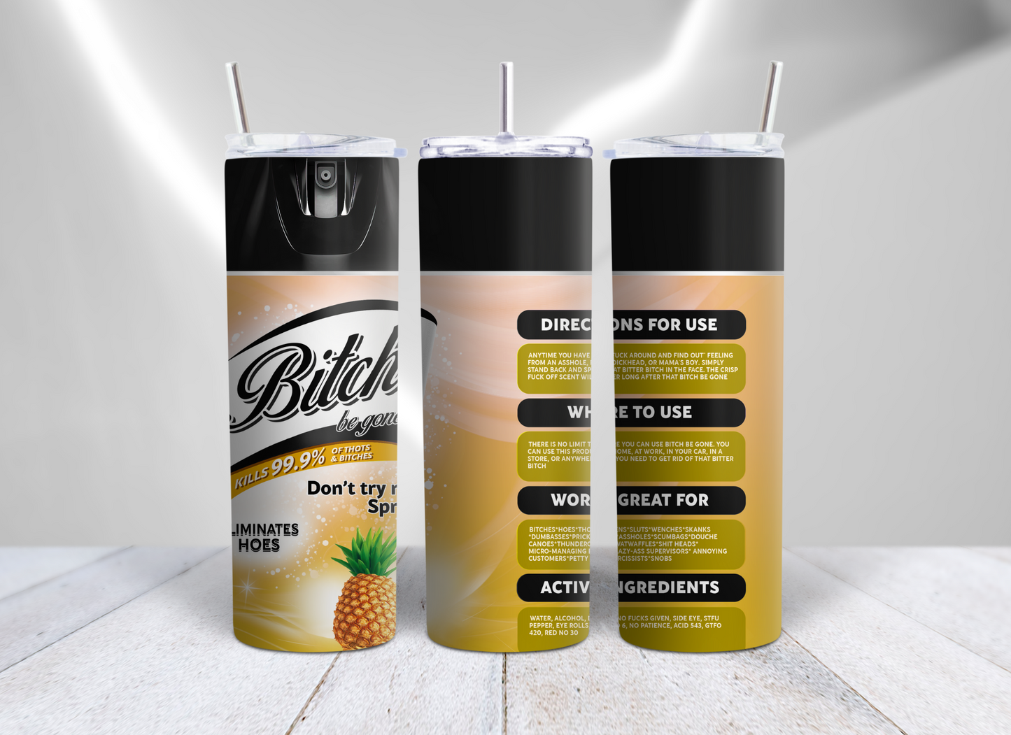 Bitch Be Gone Scents With Black Spray Nozzle