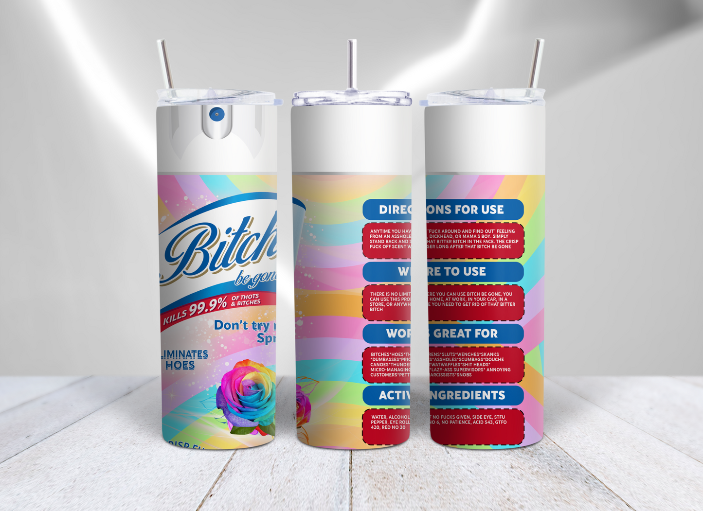 Bitch Be Gone Scents With White Spray Nozzle