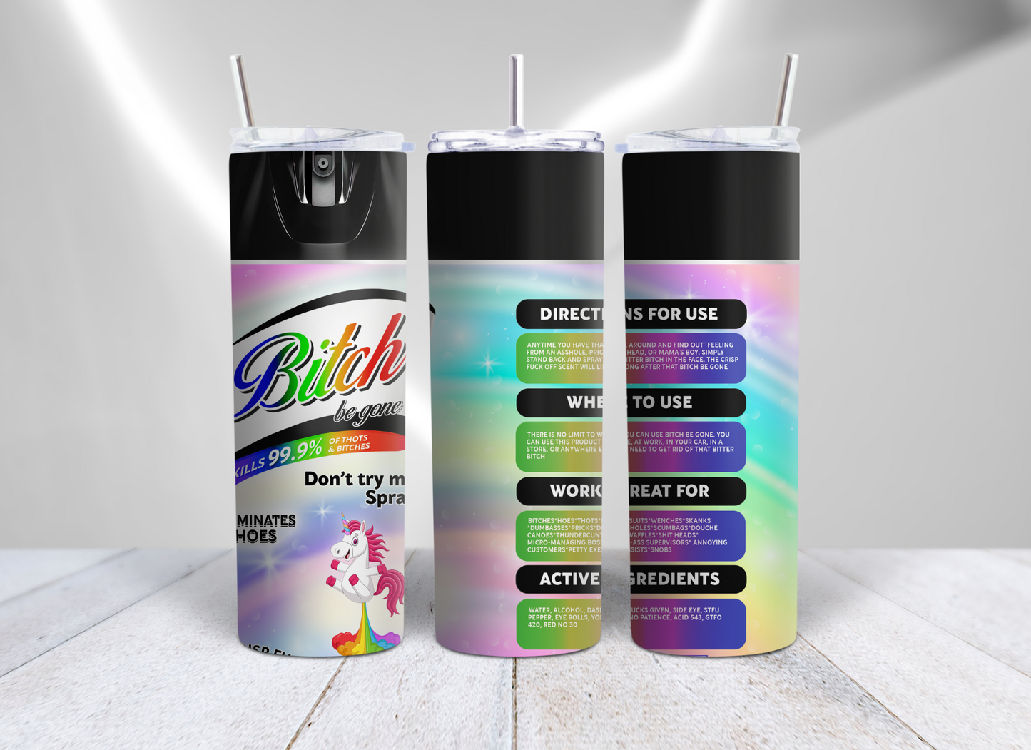 Bitch Be Gone Scents With Black Spray Nozzle