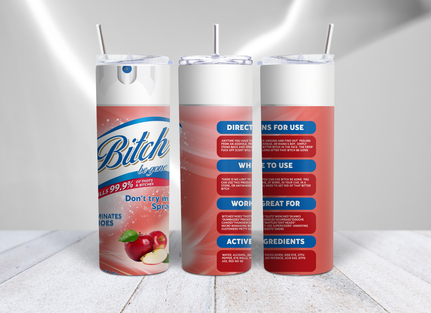 Bitch Be Gone Scents With White Spray Nozzle